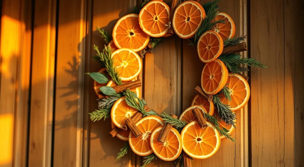 Scented Orange and Cinnamon Wreath