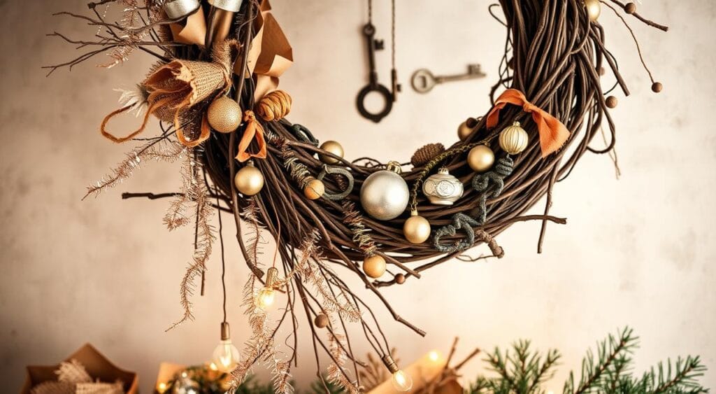Upcycled Wreath
