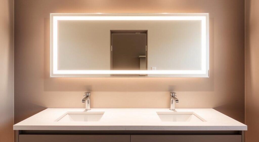 bathroom mirror update bathroom mirror update