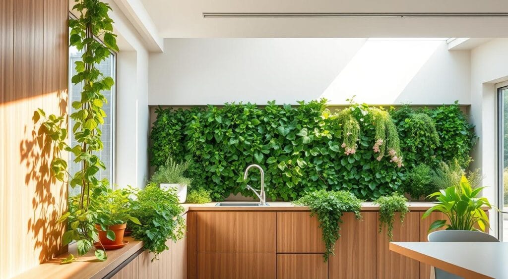 biophilic design elements in kitchen