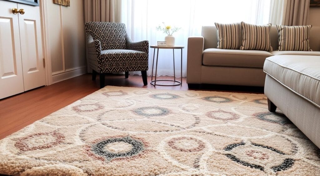 pattern mixing in living room