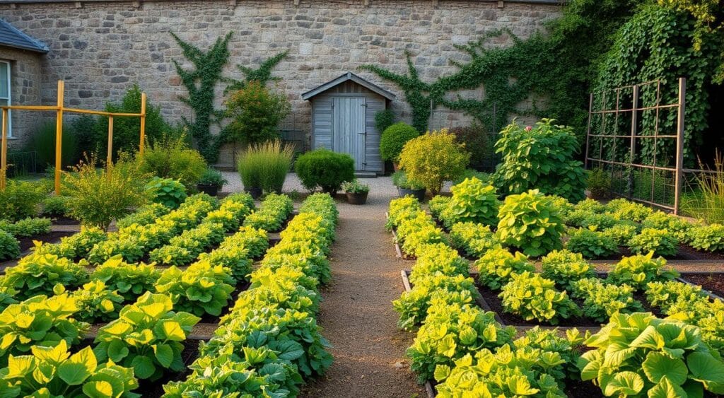 productive kitchen garden