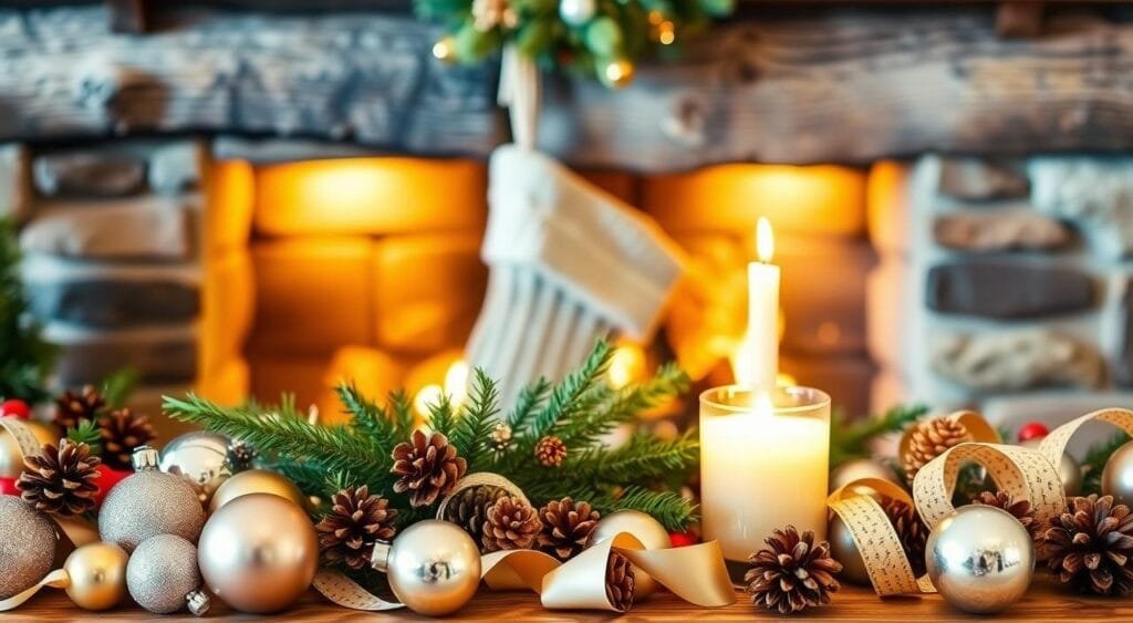 Holiday Mantel Decorating Supplies
