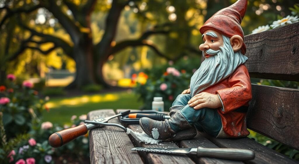 garden gnome maintenance