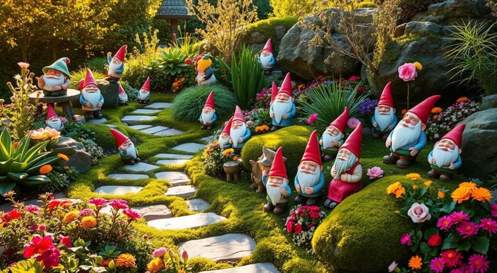garden gnome placement ideas