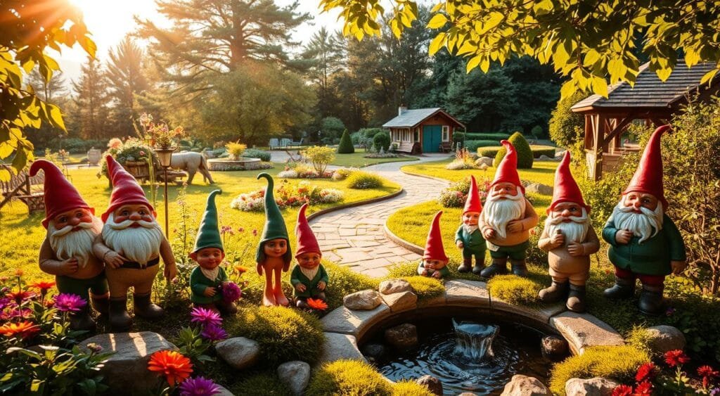 garden gnomes