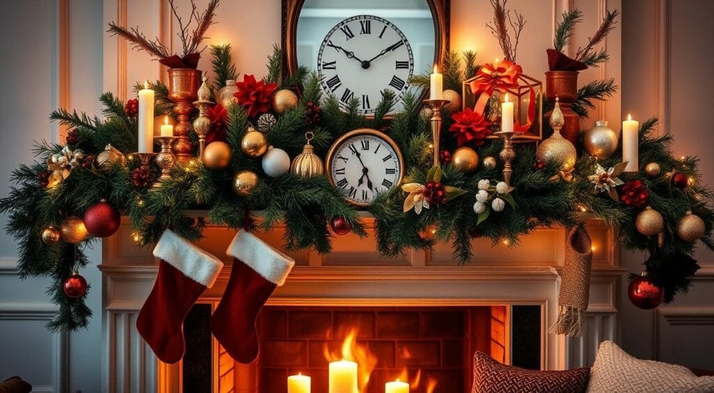 holiday mantel design
