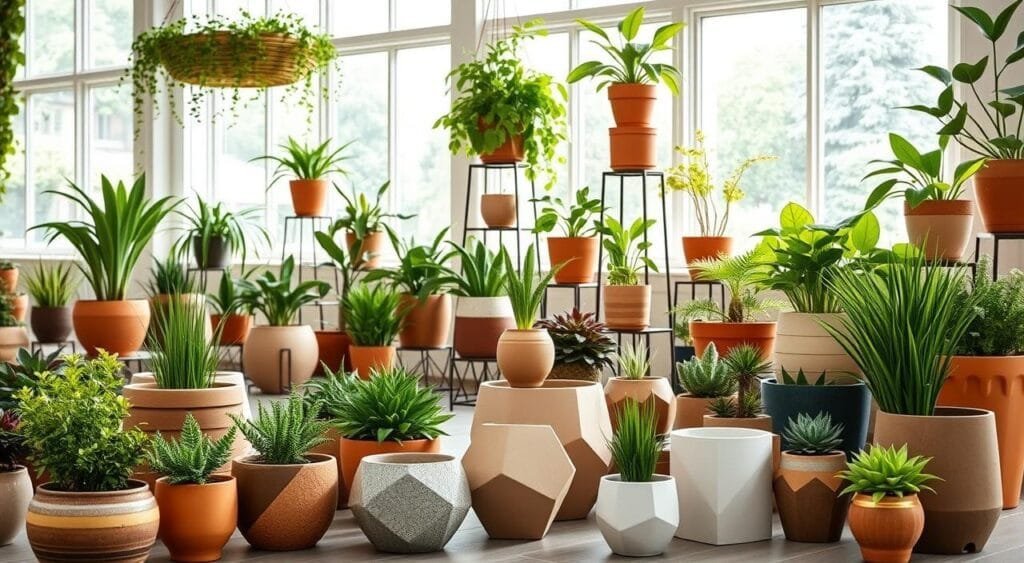 indoor plant pots