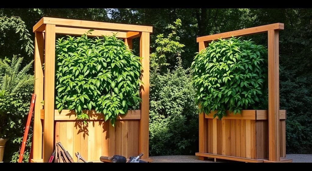 large outdoor planters DIY