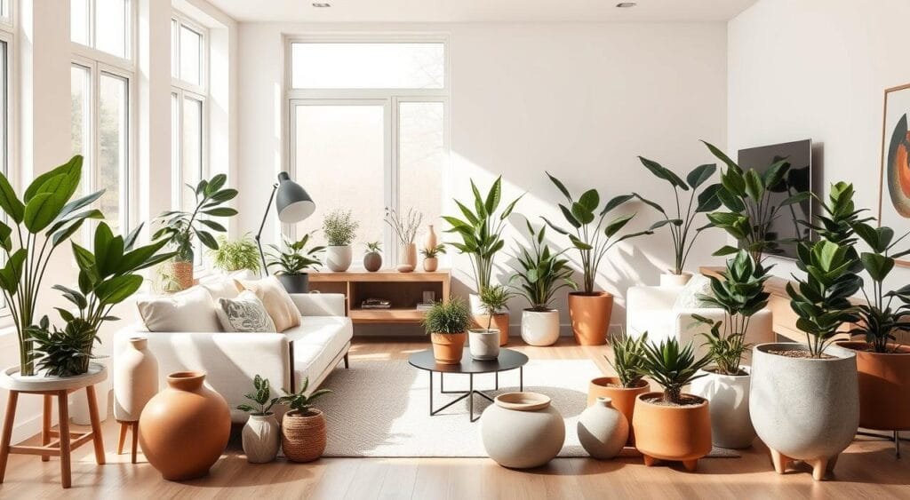 matching planters to home decor