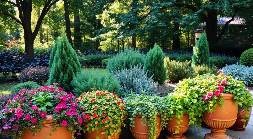 seasonal outdoor planters